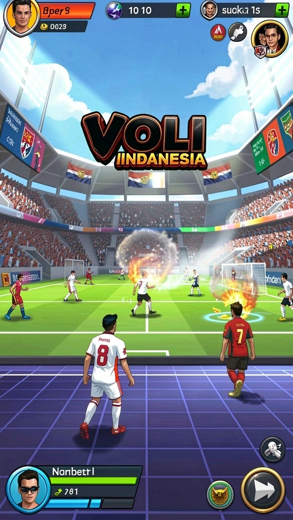 Ilustrasi grafis yang memukau dalam permainan 8055.
