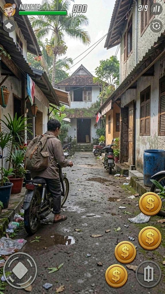 Tampilan antarmuka yang sederhana dan menarik.