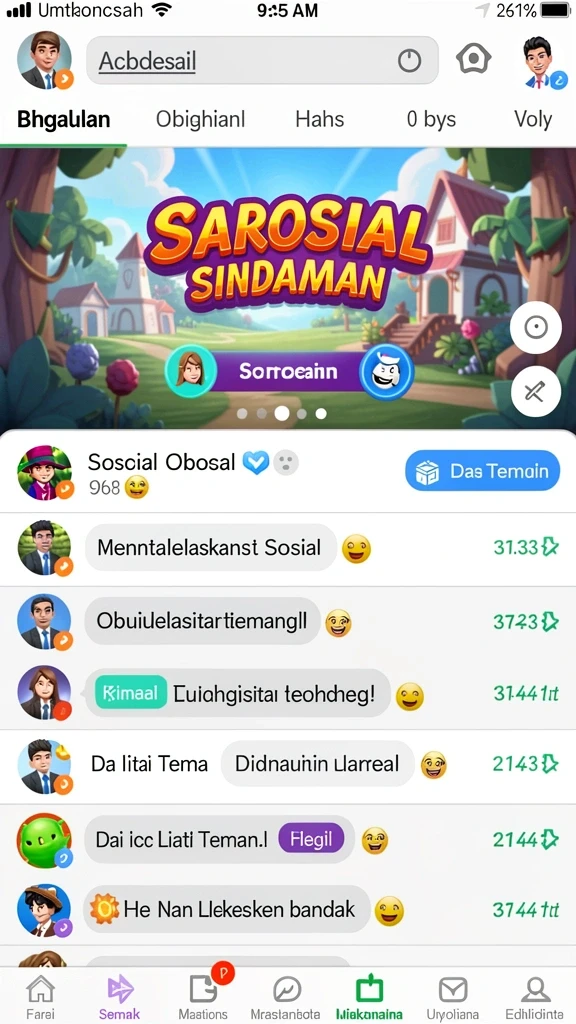 Fitur kompetisi menyegarkan dan menantang di 9SL.