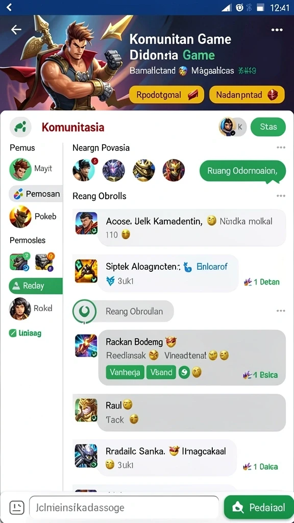 Tampilan antarmuka yang user-friendly.