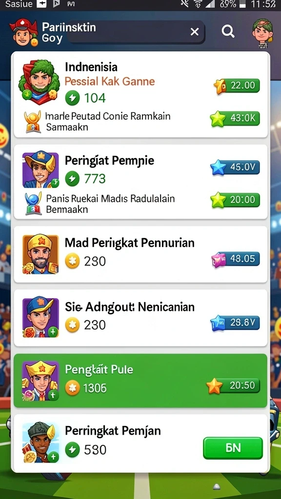 Tampilan antarmuka yang menawan dan mudah dinavigasi.