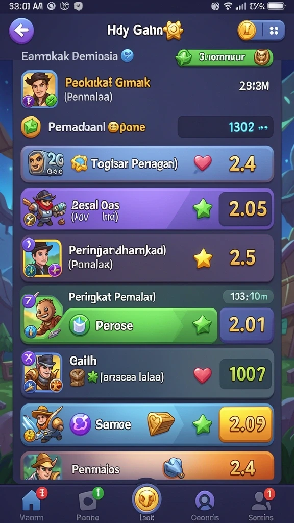Beragam pilihan mesin slot dengan tema unik.