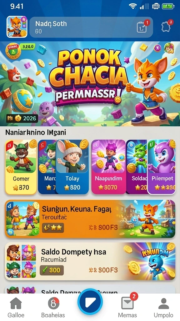 Komunitas aktif yang memfasilitasi interaksi antar pemain.