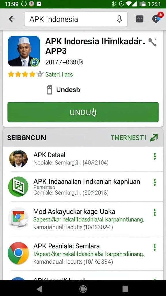 Tampilan awal yang menarik dan mudah dipahami.