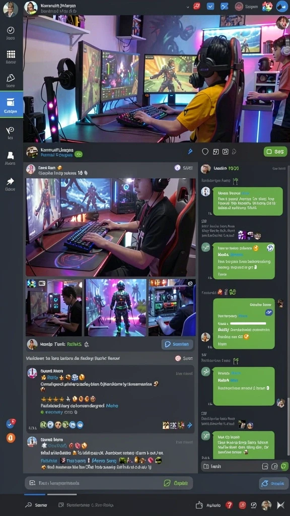 Tampilan antarmuka GAMERP yang mudah digunakan.