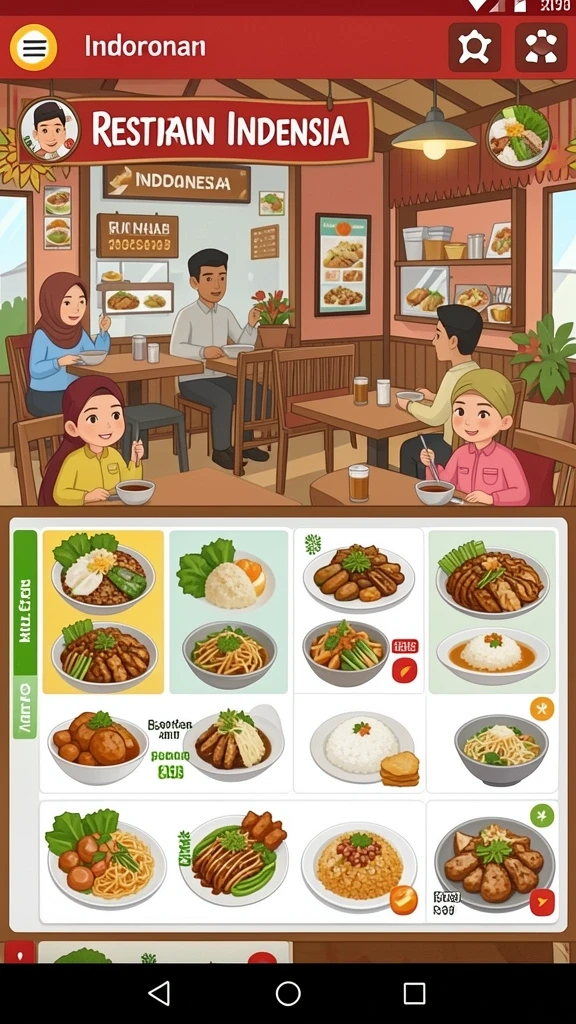 Tampilan antarmuka yang user-friendly dan menarik.