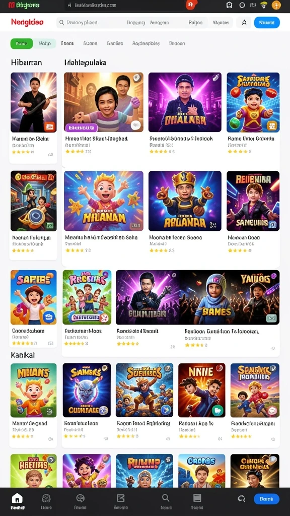 Tampilan mesin slot yang menarik dan mudah dimengerti.