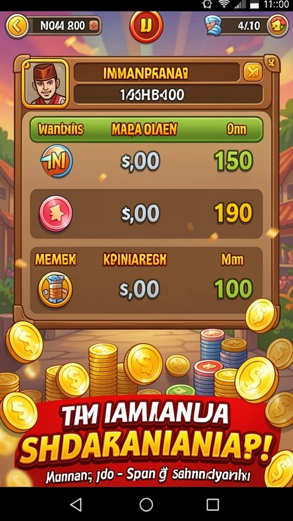 Tangkapan layar menampilkan salah satu level dengan desain grafis yang indah.