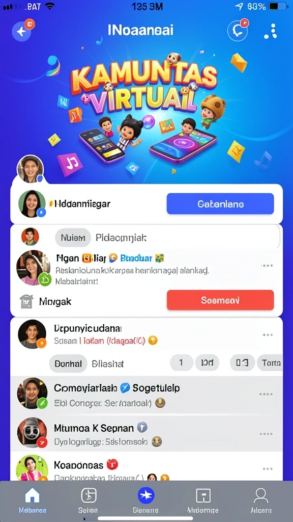 Pengguna dapat berinteraksi di forum komunitas IDNSCORE.