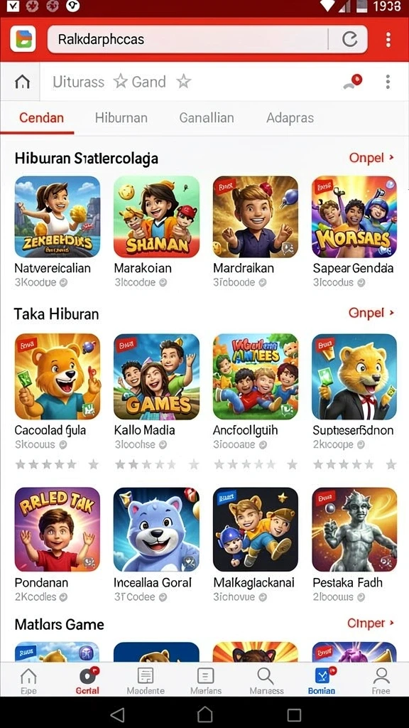 Tampilan antarmuka yang menarik dan modern.