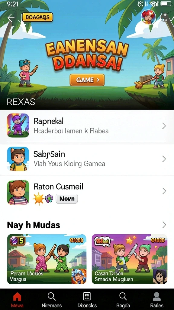 Screenshot menunjukkan peta dunia yang luas untuk dijelajahi.