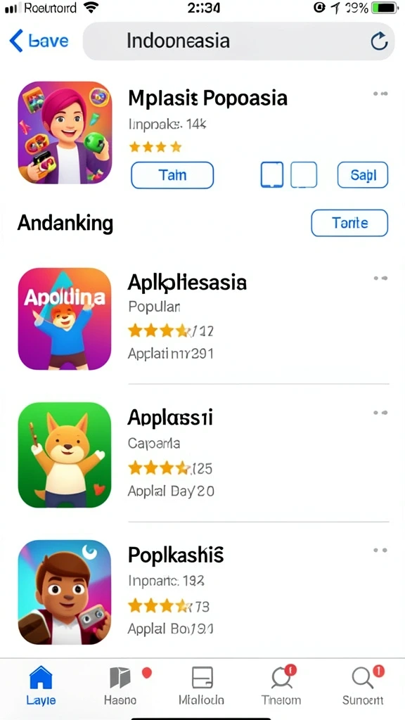 Berbagai jenis permainan judi tersedia untuk dipilih.