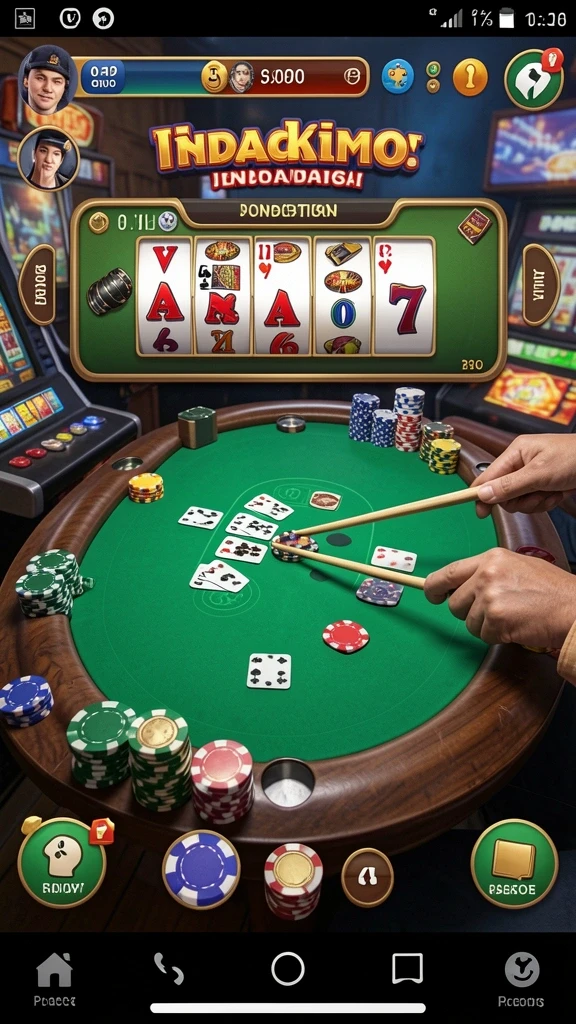 Screenshot menampilkan tampilan antarmuka utama KAWI777.