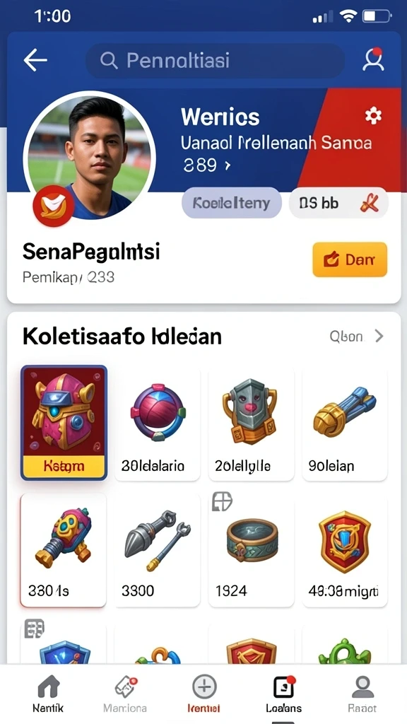 Desain antarmuka KRATONBET yang modern dan intuitif.
