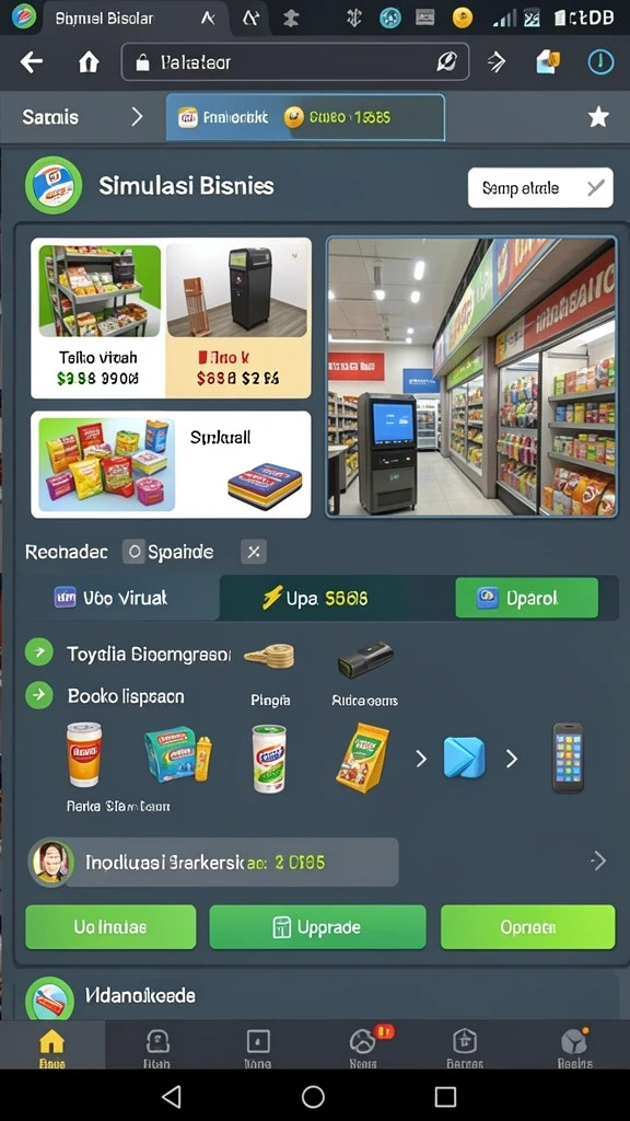 Tampilan antarmuka yang menarik dan user-friendly.