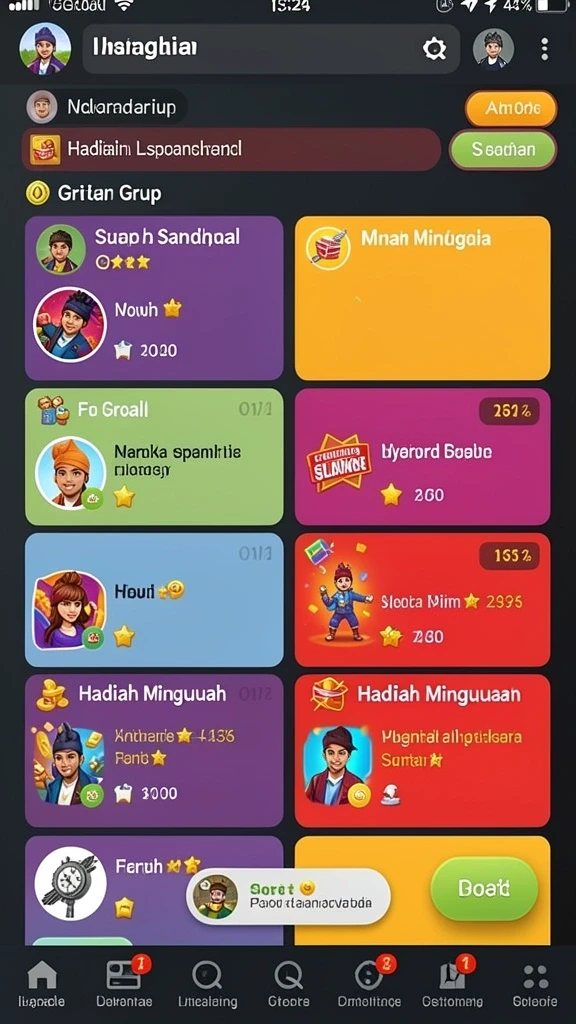 Bergabung dalam turnamen seru dengan teman.