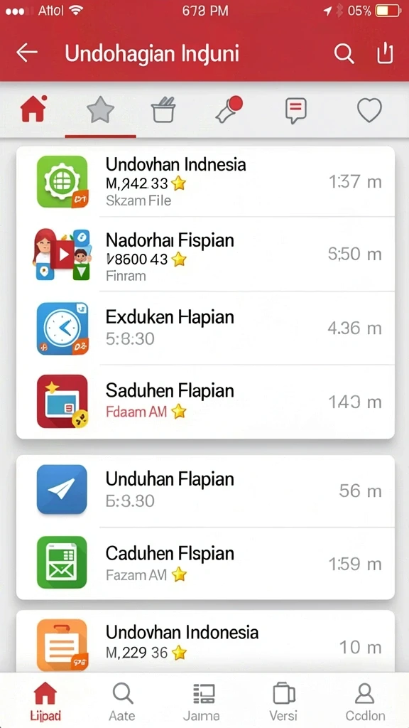 Tampilan antarmuka yang user-friendly.