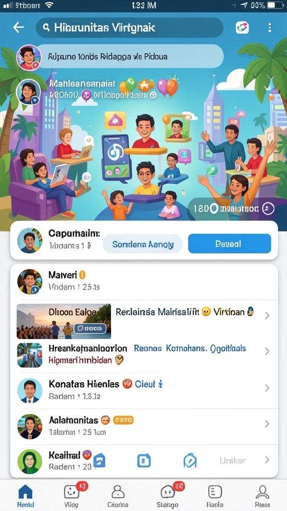 Tampilan antarmuka yang user-friendly.