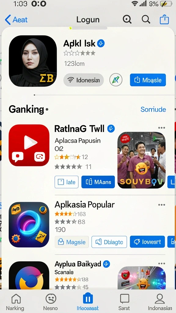 Karakter-karakter unik yang bisa dimainkan.