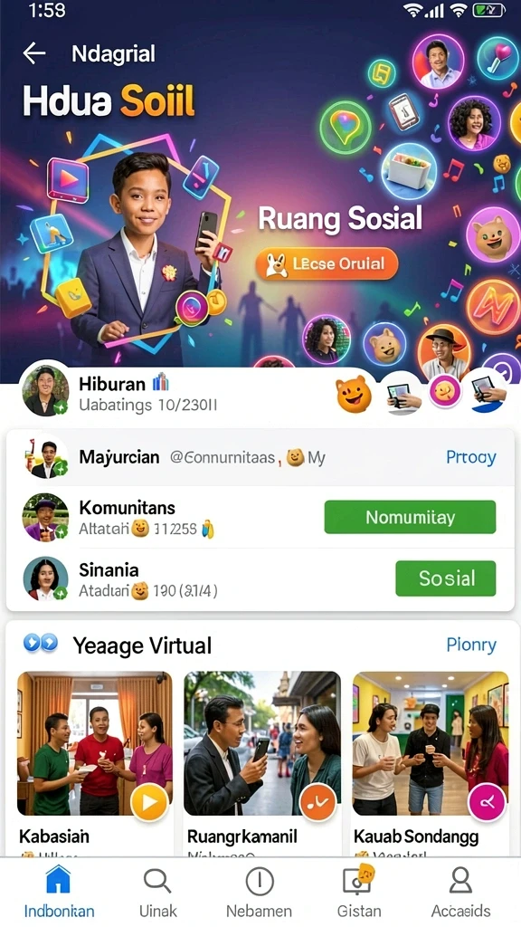 Tampilan antarmuka yang ramah pengguna.