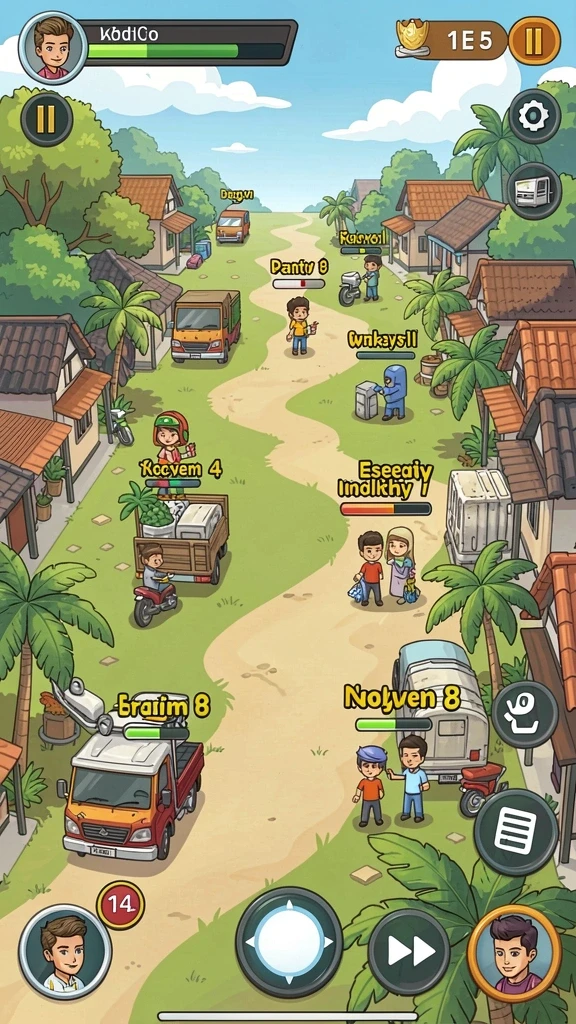 Fitur multiplayer menambah keseruan bermain bersama teman.