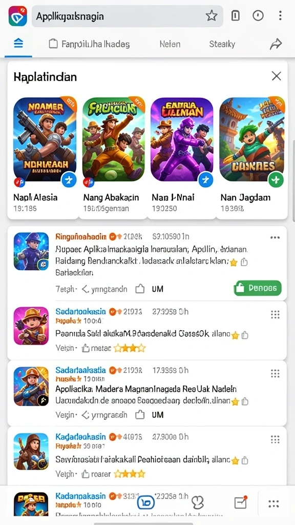 Screenshoot menampilkan level baru yang seru untuk dimainkan.