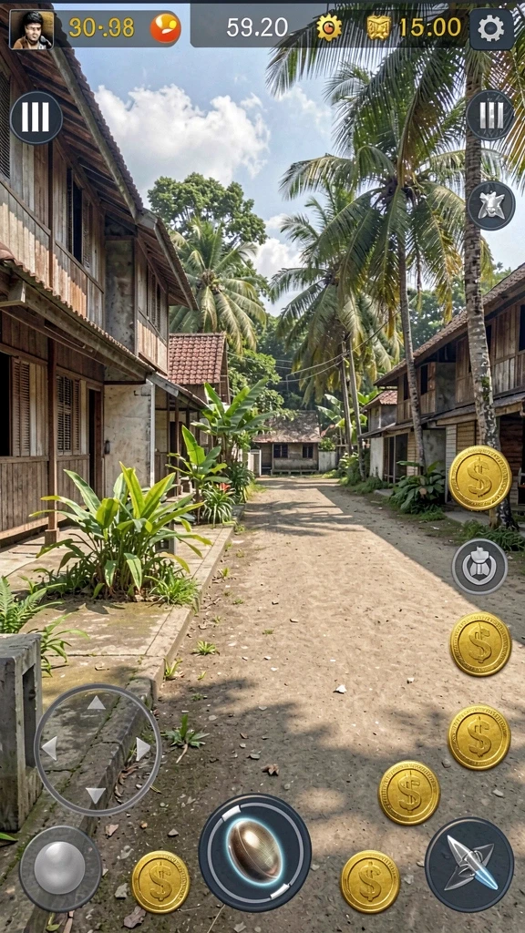 Level menantang dengan beragam rintangan menarik.