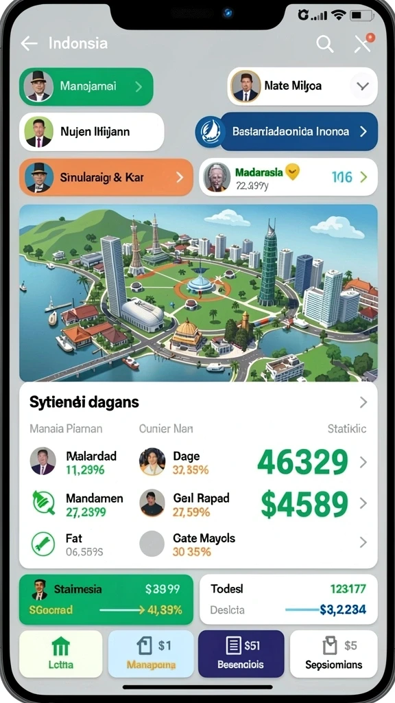 Berbagai mode permainan yang seru dan menantang.