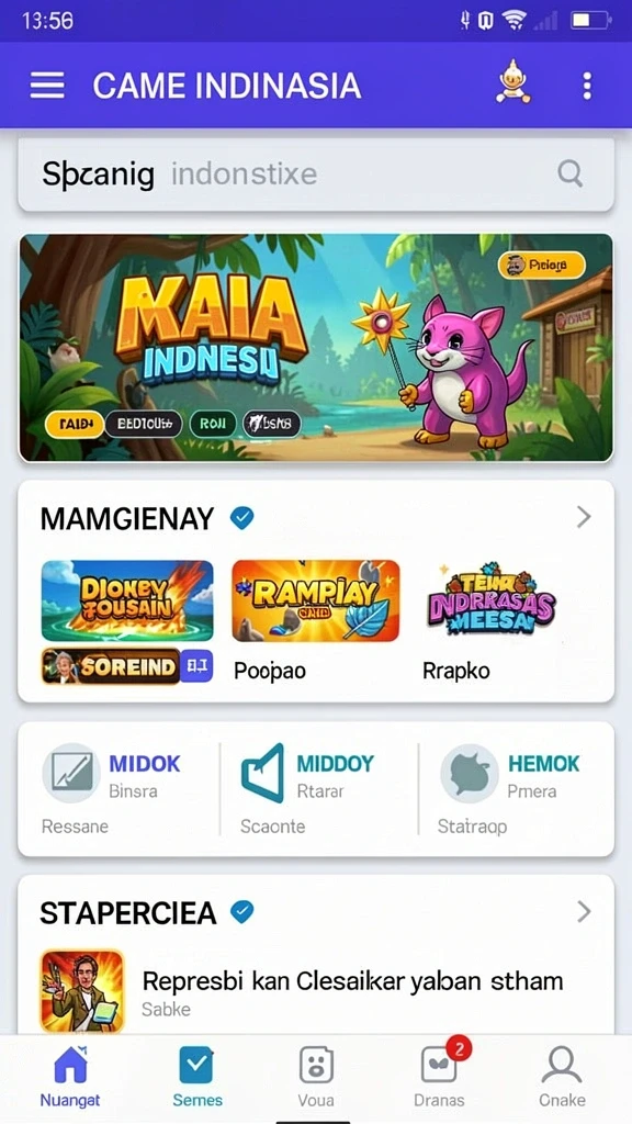 Screenshot memperlihatkan fitur sosial dengan teman-teman dalam mode multiplayer.