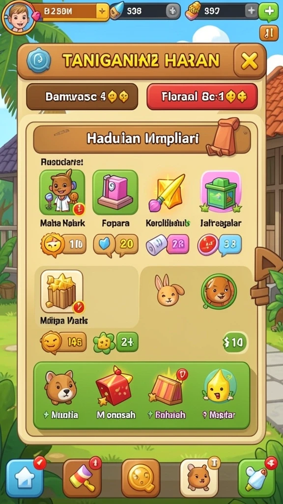 Tampilan awal WDBOS yang menarik dan penuh warna.